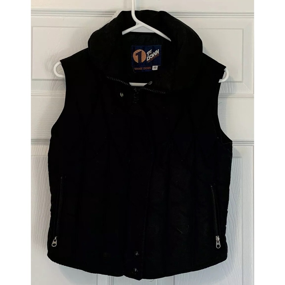 First Down Goose Down Filled Puffer Vest Size 10 Fits Like A Small